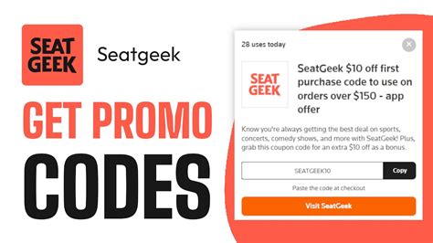 seatgeek promo code first time user